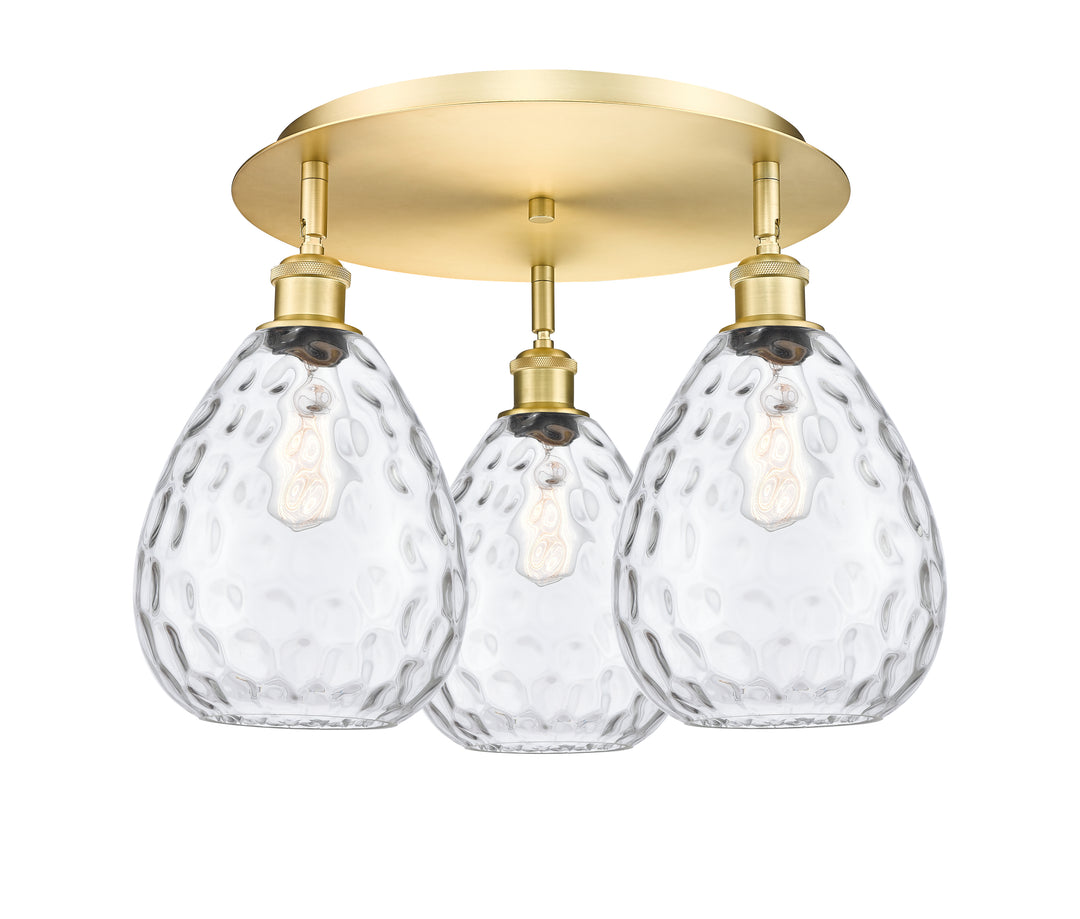 Innovations Lighting Waverly 8" Flush Mount - Satin Gold