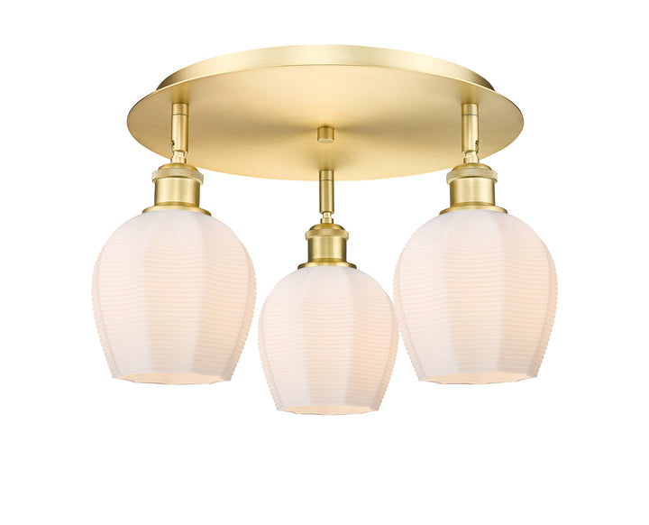 Innovations Lighting Norfolk 6" Flush Mount - Satin Gold