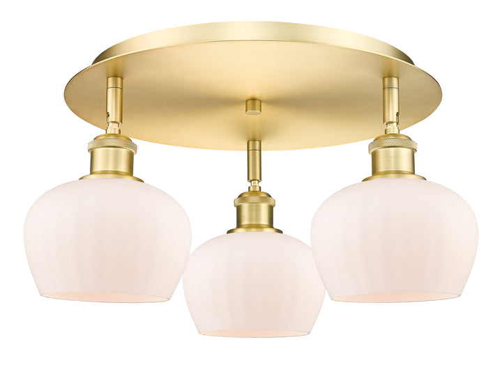 Innovations Lighting Fenton 6.5" Flush Mount - Satin Gold
