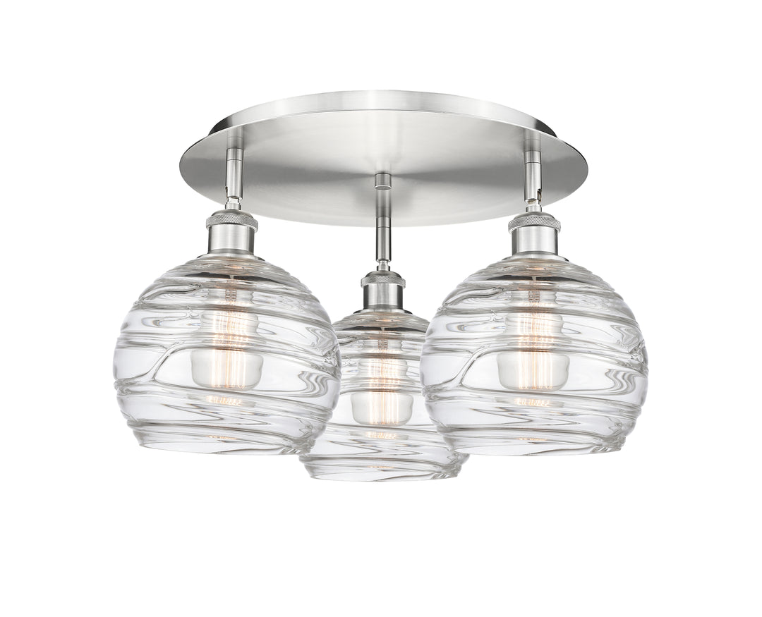 Innovations Lighting Athens Deco Swirl 8" Flush Mount