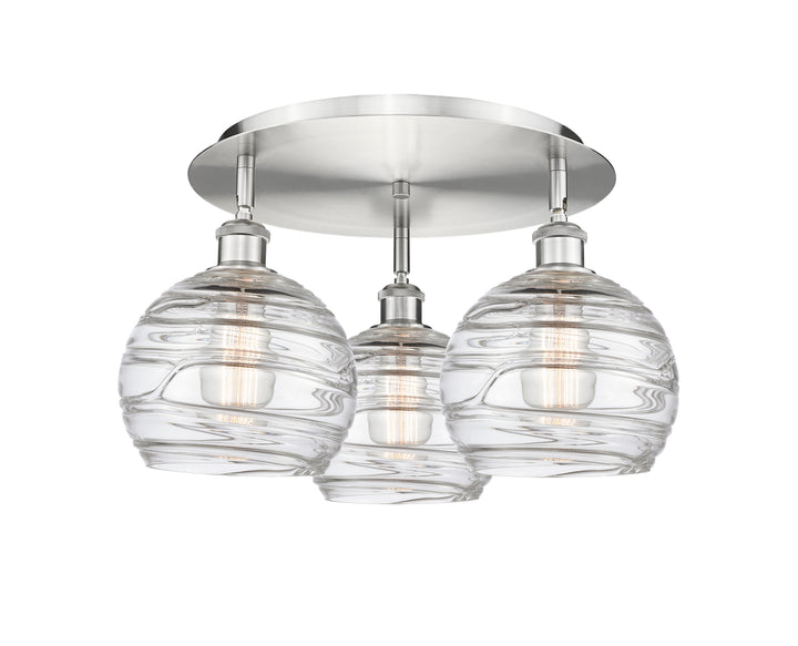 Innovations Lighting Athens Deco Swirl 8" Flush Mount