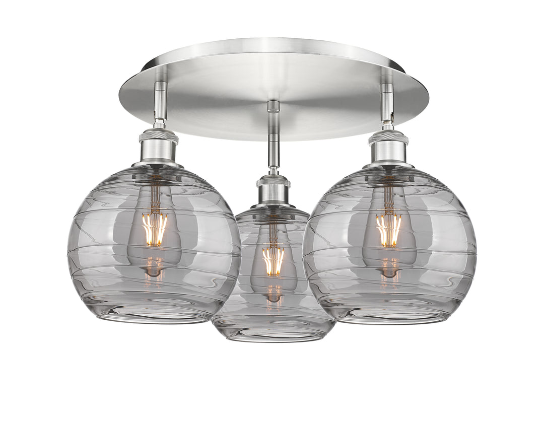 Innovations Lighting Athens Deco Swirl 8" Flush Mount