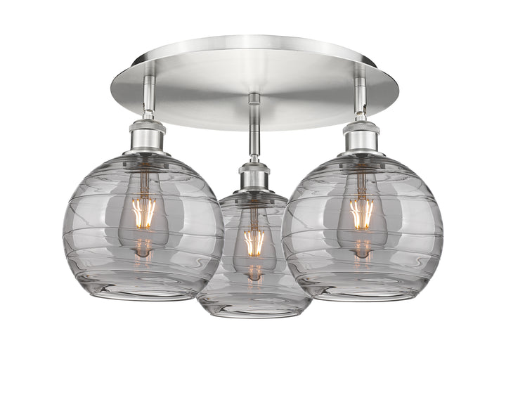 Innovations Lighting Athens Deco Swirl 8" Flush Mount