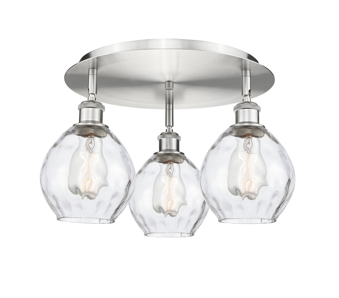 Innovations Lighting Waverly 6" Flush Mount - Satin Nickel