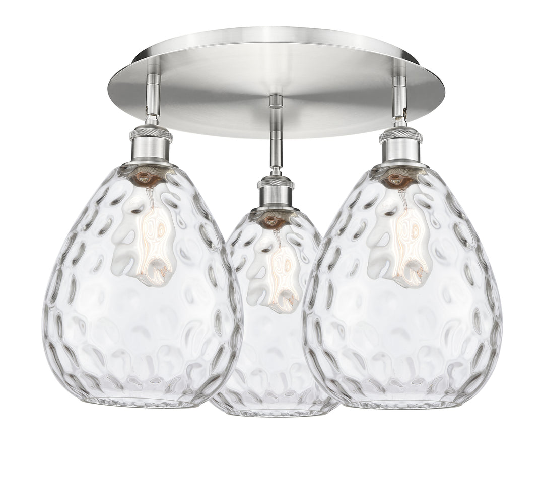 Innovations Lighting Waverly 8" Flush Mount - Satin Nickel