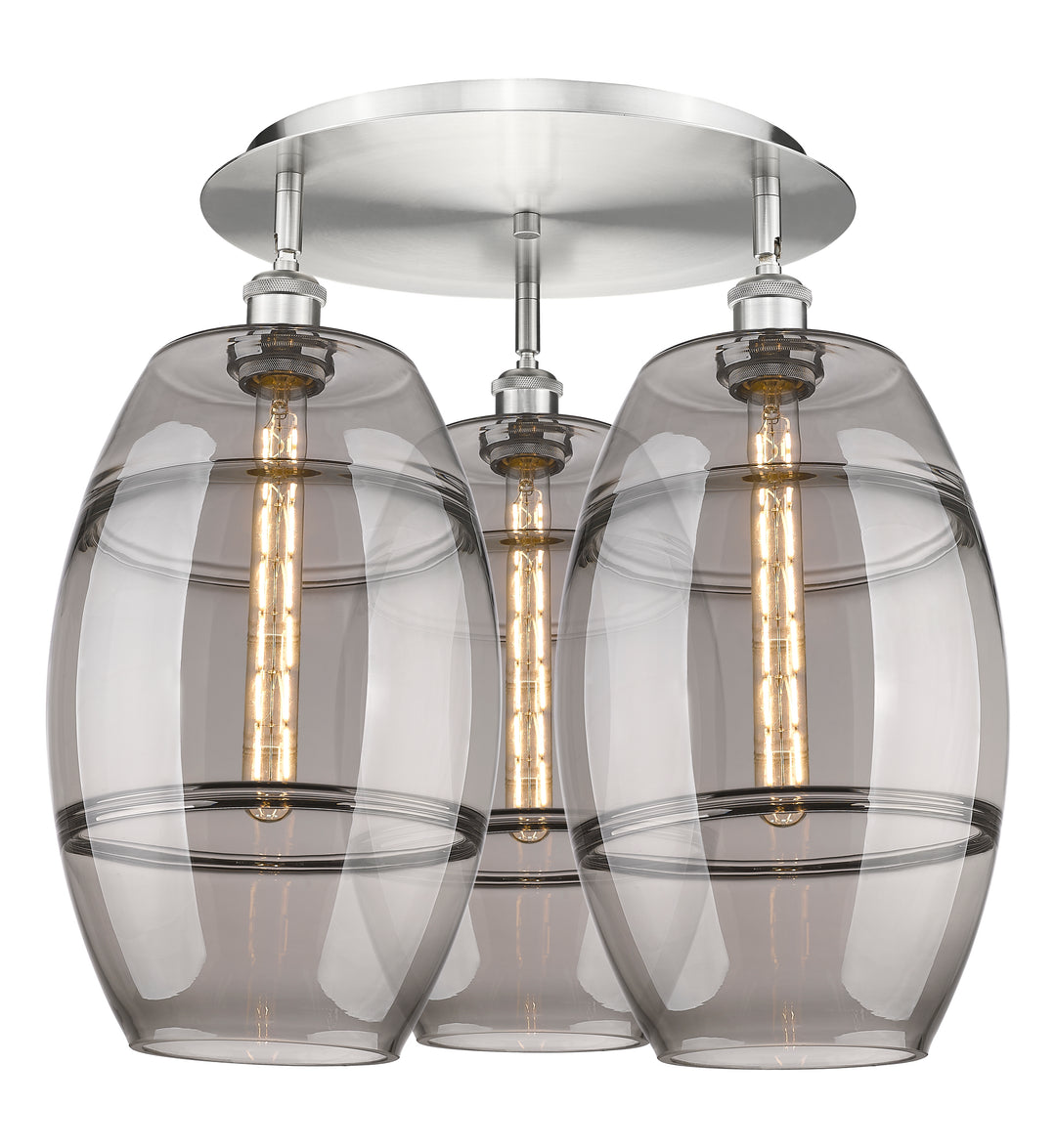 Innovations Lighting Vaz 10" Flush Mount - Satin Nickel