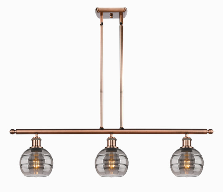 Innovations Lighting Rochester 6" Island Light - Antique Copper