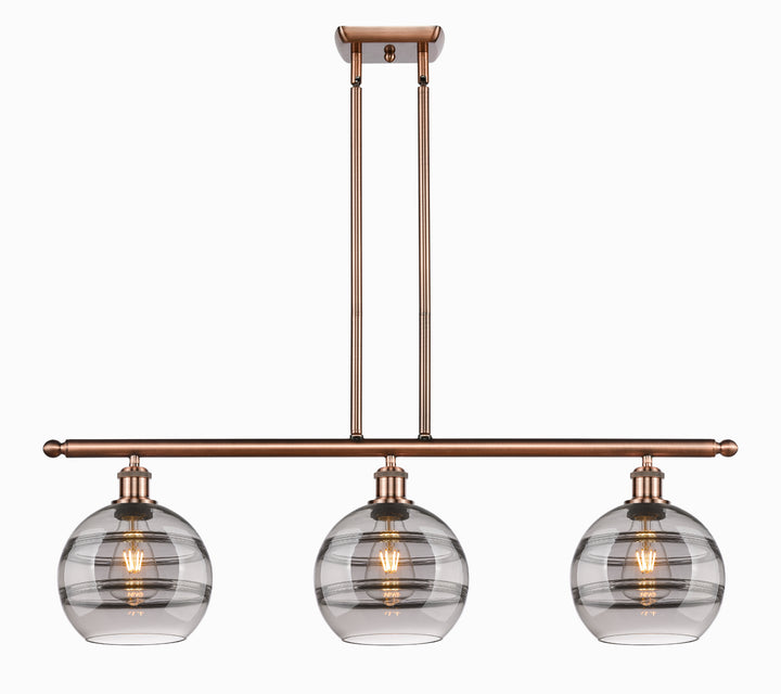 Innovations Lighting Rochester 8" Island Light - Antique Copper