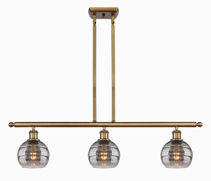 Innovations Lighting Rochester 6" Island Light - Brushed Brass
