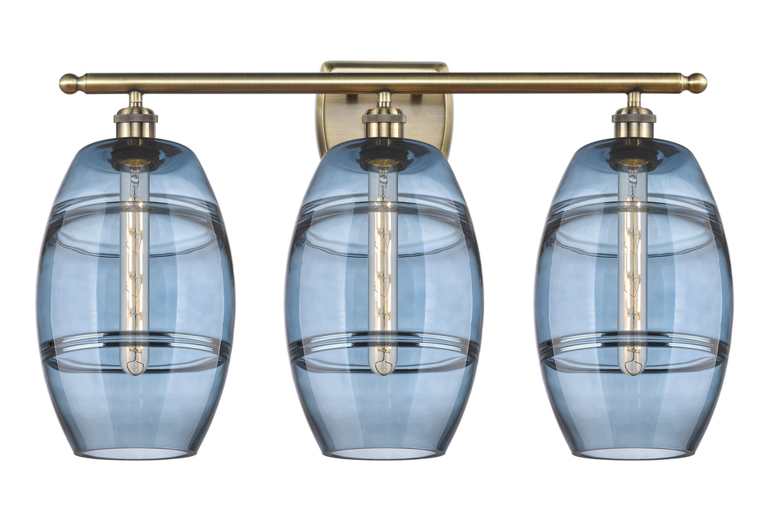 Innovations Lighting Vaz 8" Bath Vanity Light - Antique Brass