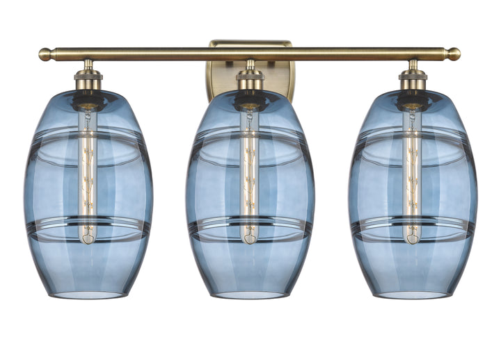 Innovations Lighting Vaz 8" Bath Vanity Light - Antique Brass