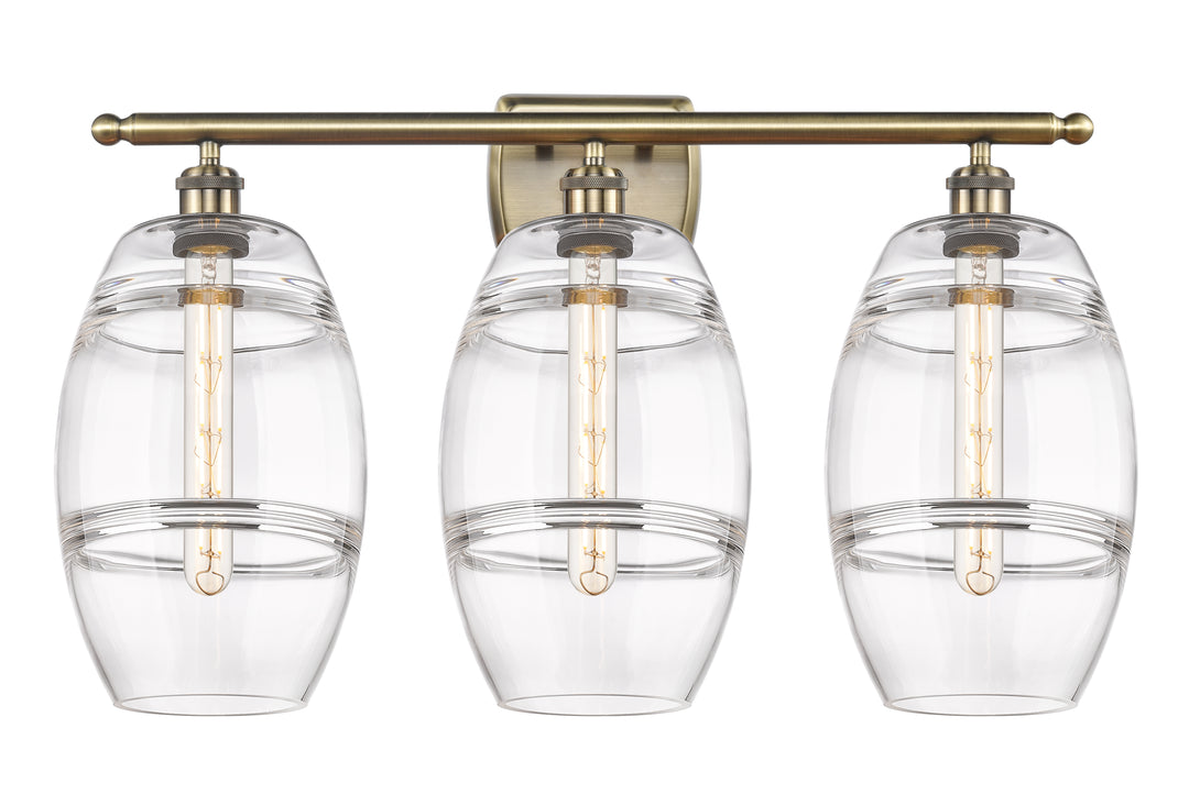 Innovations Lighting Vaz 8" Bath Vanity Light - Antique Brass