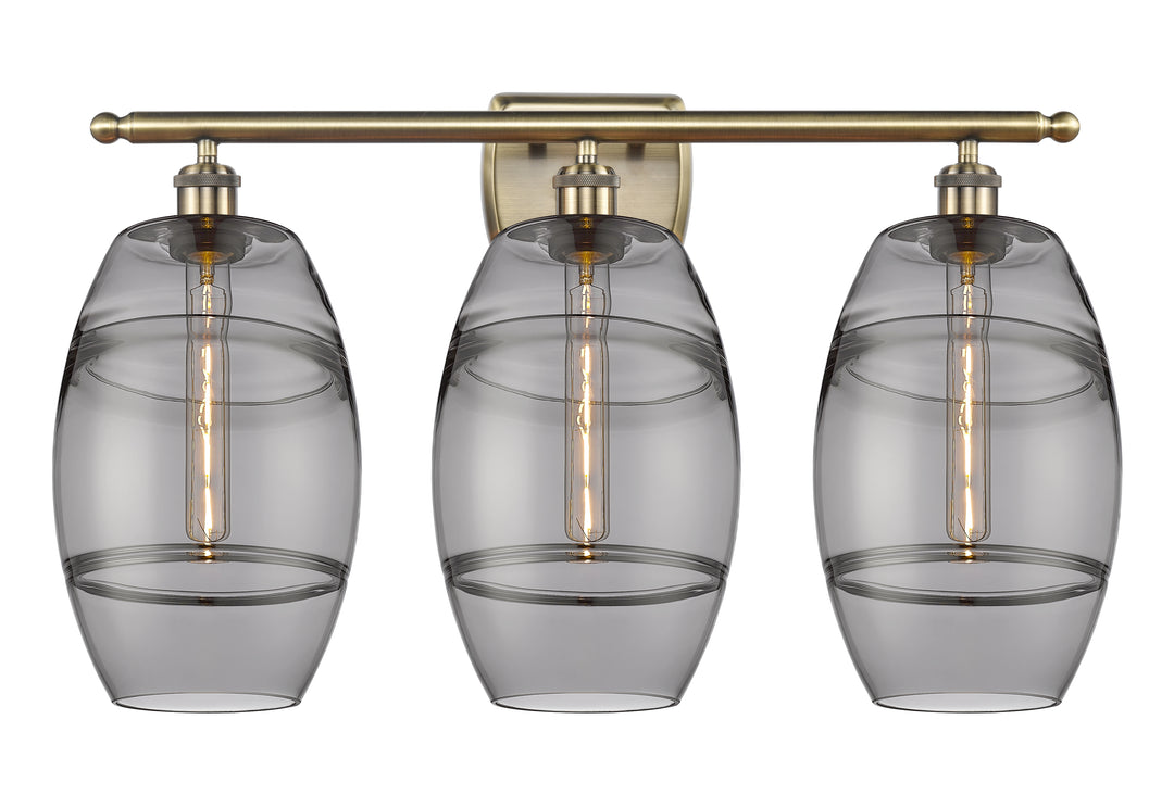 Innovations Lighting Vaz 8" Bath Vanity Light - Antique Brass
