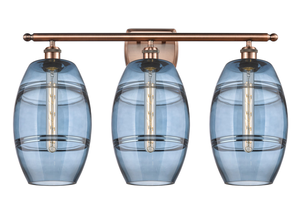 Innovations Lighting Vaz 8" Bath Vanity Light - Antique Copper