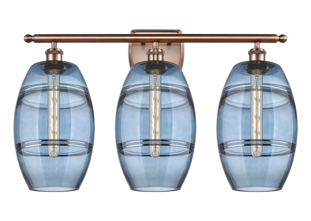 Innovations Lighting Vaz 8" Bath Vanity Light - Antique Copper