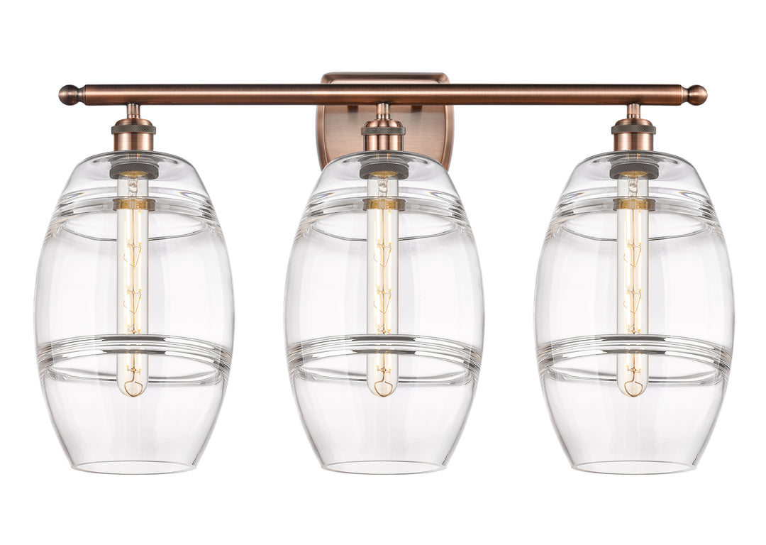 Innovations Lighting Vaz 8" Bath Vanity Light - Antique Copper