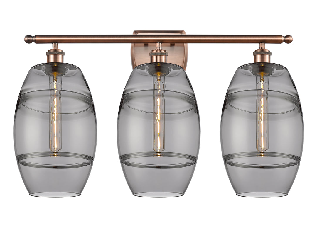 Innovations Lighting Vaz 8" Bath Vanity Light - Antique Copper