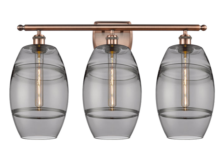 Innovations Lighting Vaz 8" Bath Vanity Light - Antique Copper