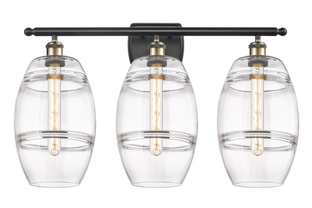 Innovations Lighting Vaz 8" Bath Vanity Light - Black Antique Brass