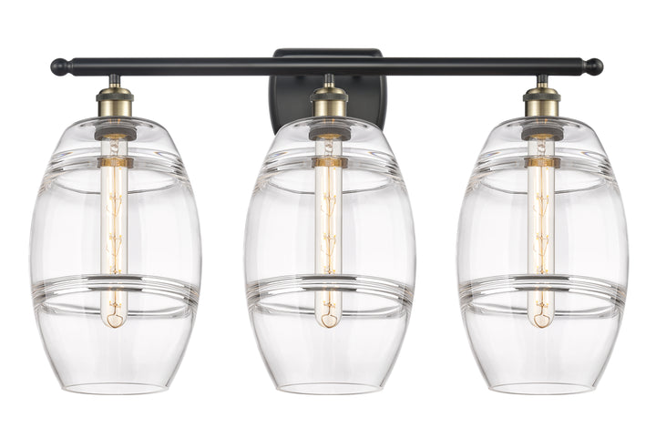 Innovations Lighting Vaz 8" Bath Vanity Light - Black Antique Brass