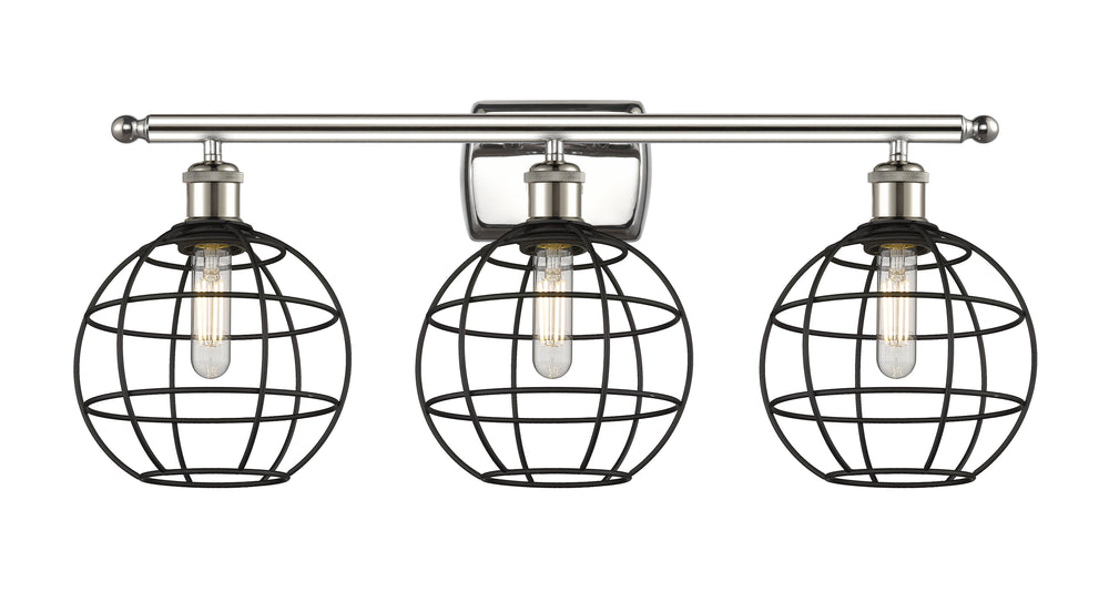 Innovations Lighting Lake Placid 8" Bath Vanity Light - Polished Nickel
