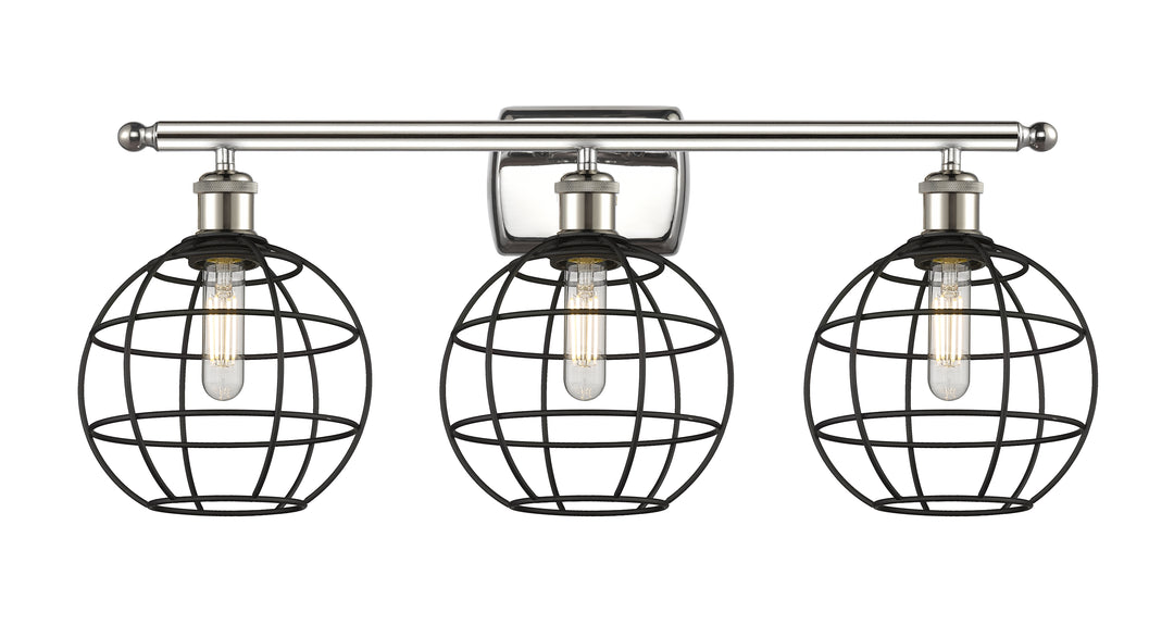 Innovations Lighting Lake Placid 8" Bath Vanity Light - Polished Nickel