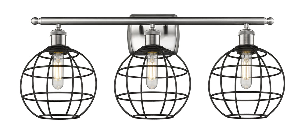 Innovations Lighting Lake Placid 8" Bath Vanity Light - Brushed Satin Nickel