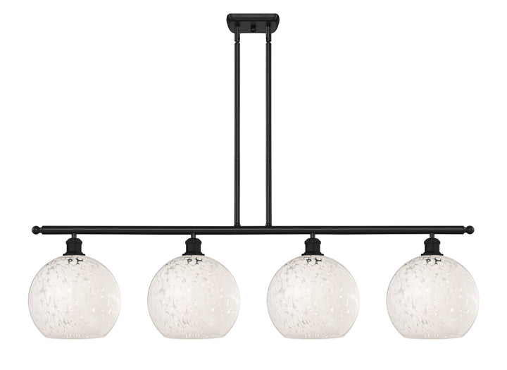 Innovations Lighting White Mouchette 10" Island Light - Matte Black