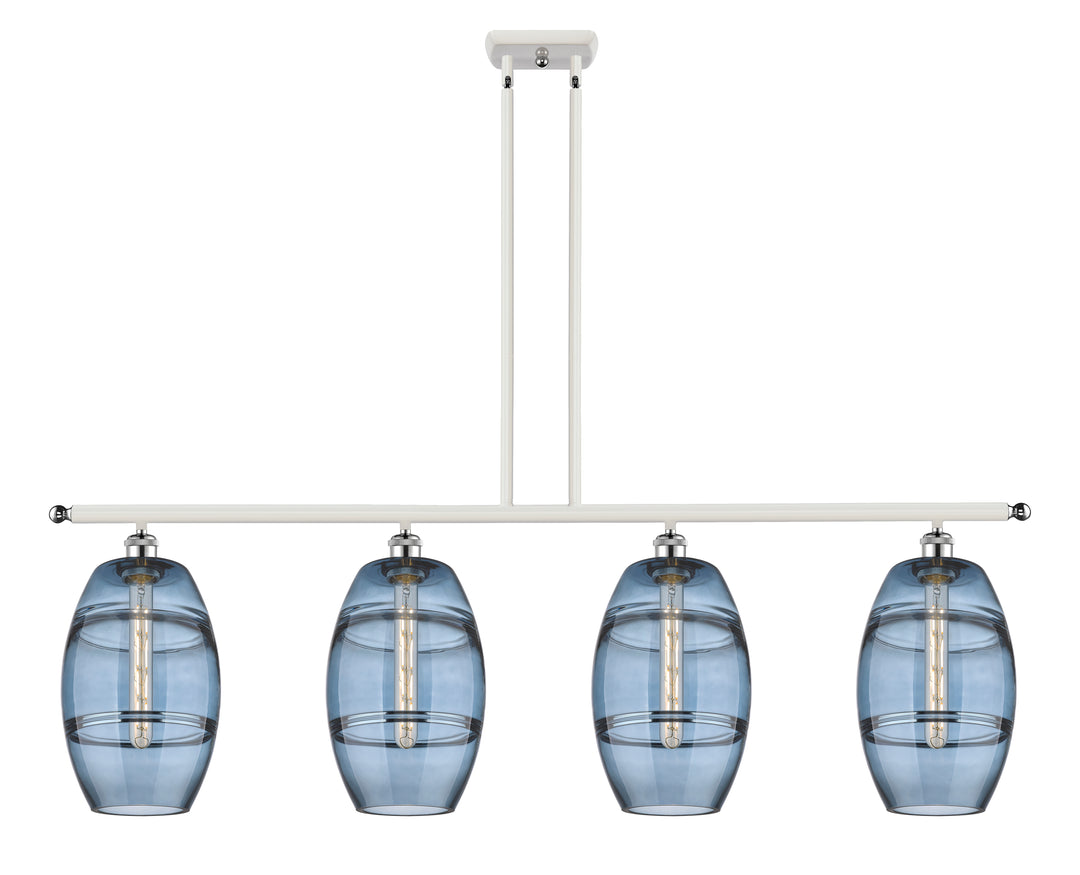 Innovations Lighting Vaz 8" Island Light - White Polished Chrome