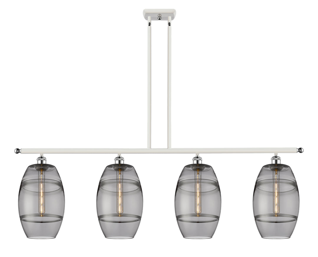 Innovations Lighting Vaz 8" Island Light - White Polished Chrome