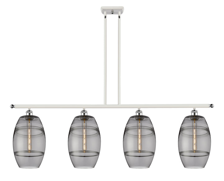 Innovations Lighting Vaz 8" Island Light - White Polished Chrome
