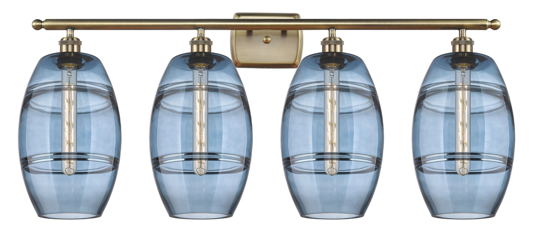 Innovations Lighting Vaz 8" Bath Vanity Light - Antique Brass