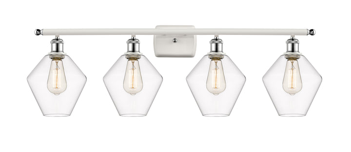 Innovations Lighting Cindyrella 8" Bath Vanity Light - White Polished Chrome