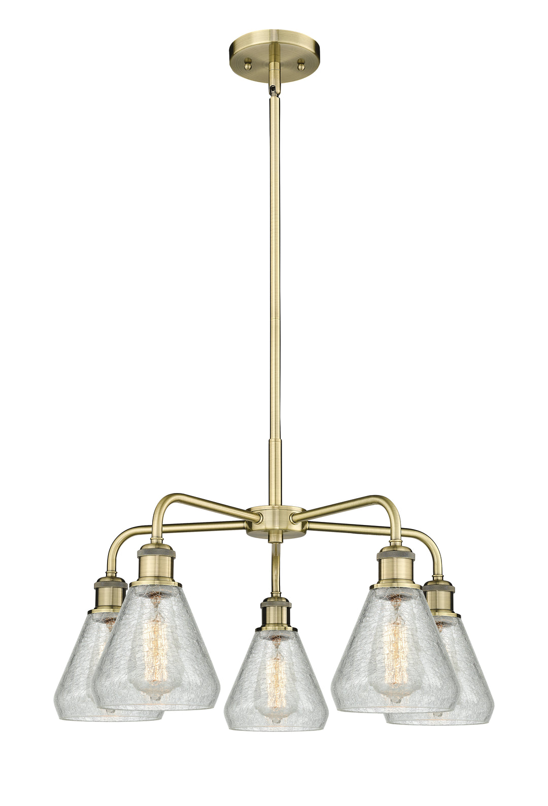 Innovations Lighting Conesus 6" Chandelier - Antique Brass