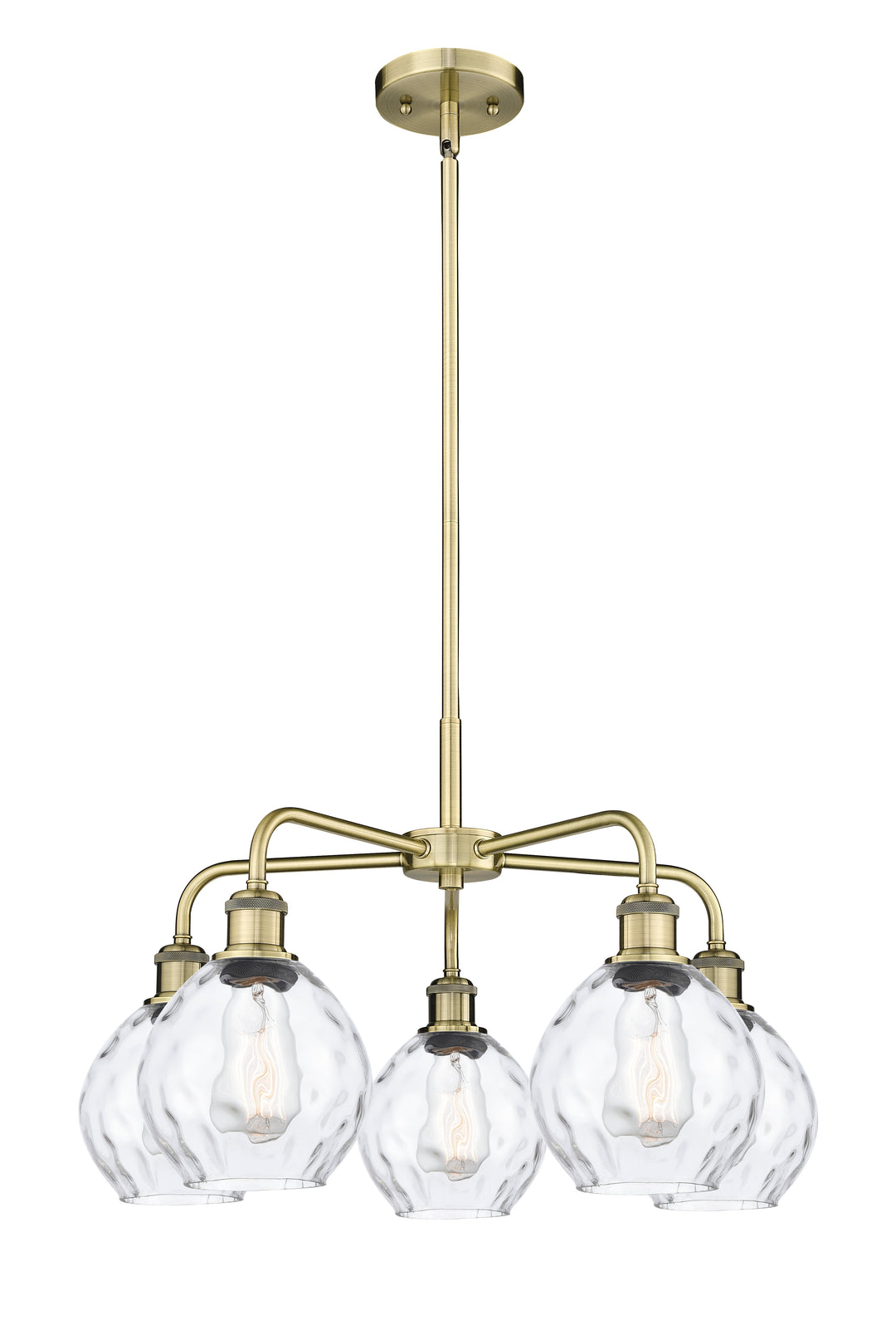 Innovations Lighting Waverly 6" Chandelier - Antique Brass