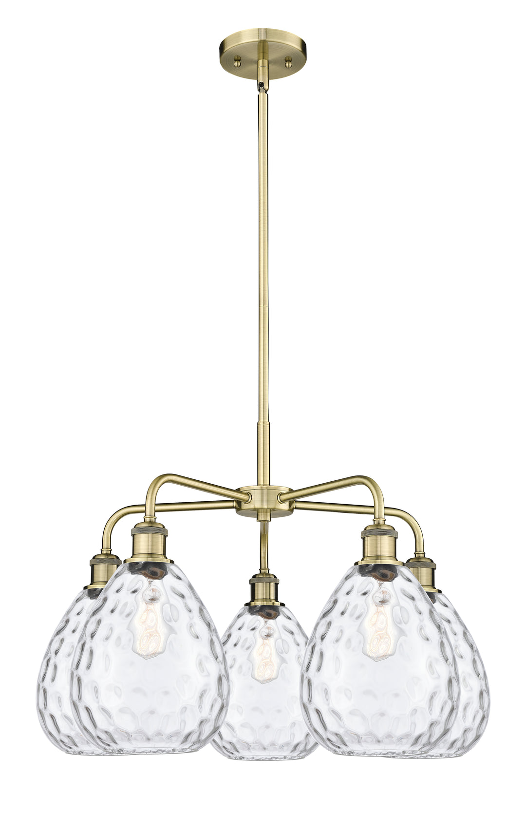 Innovations Lighting Waverly 8" Chandelier - Antique Brass