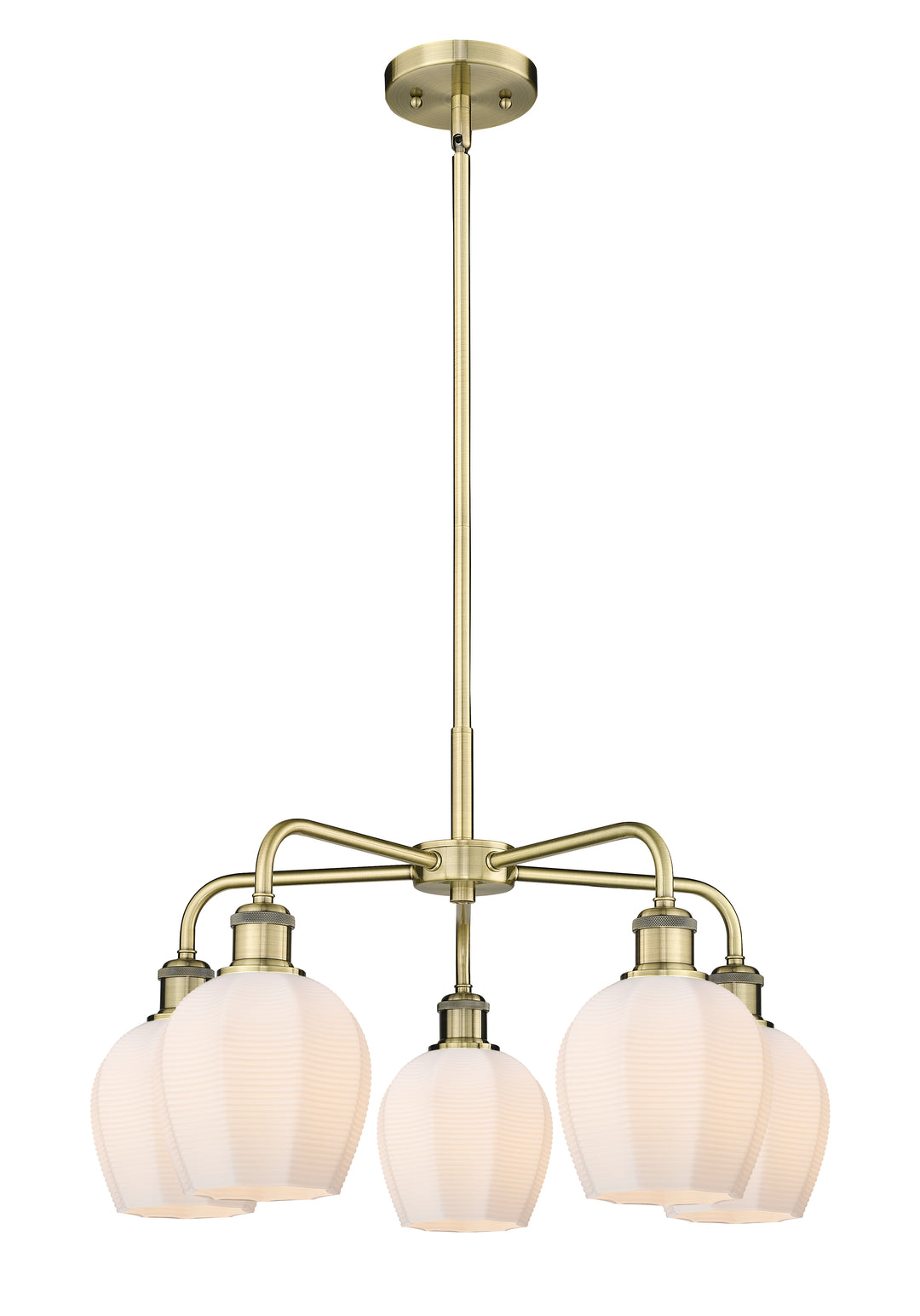 Innovations Lighting Norfolk 6" Chandelier - Antique Brass