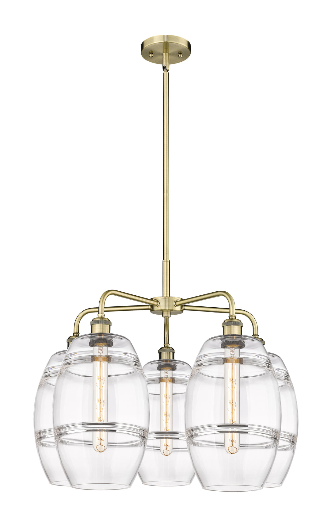 Innovations Lighting Vaz 8" Chandelier - Antique Brass