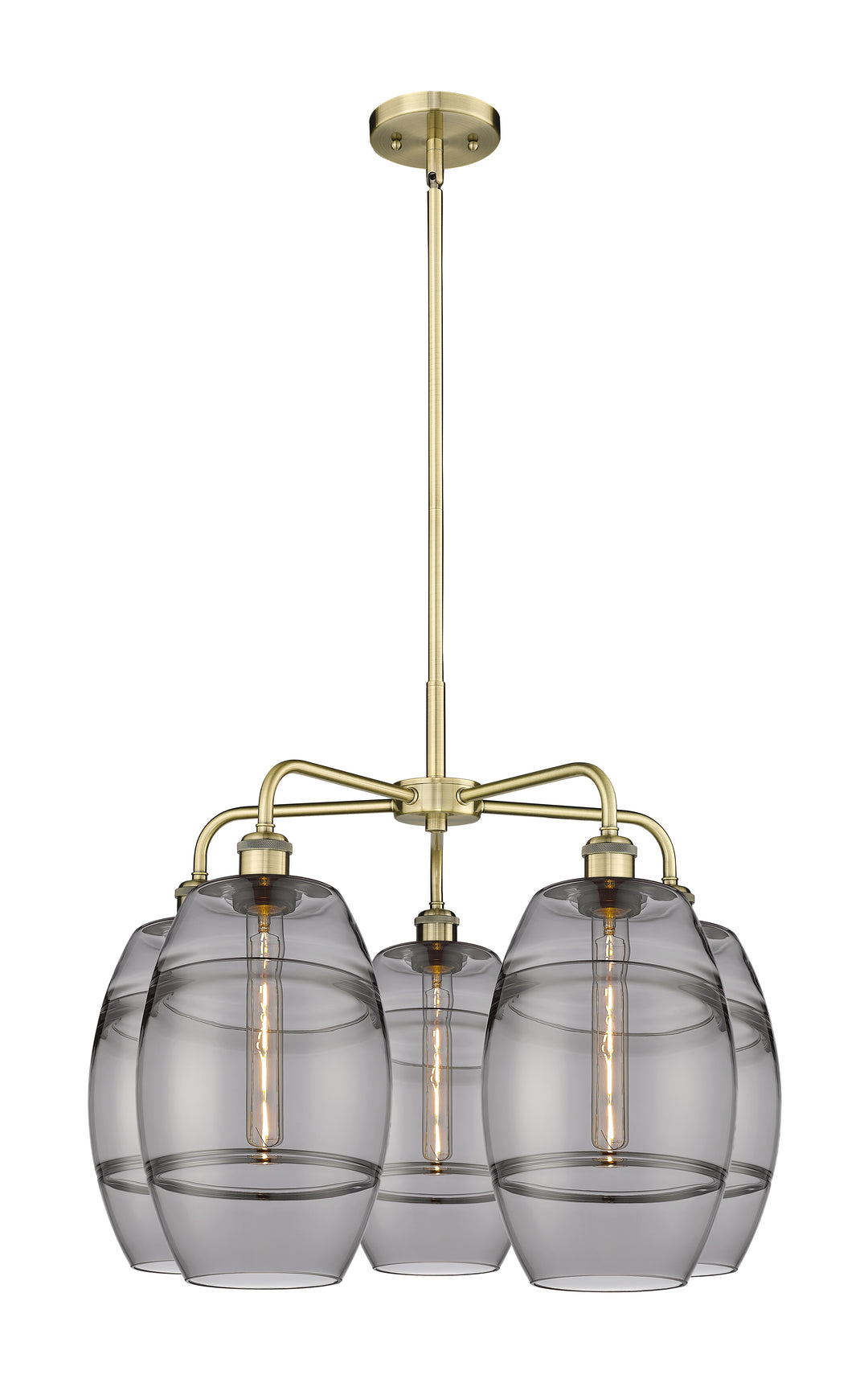 Innovations Lighting Vaz 8" Chandelier - Antique Brass