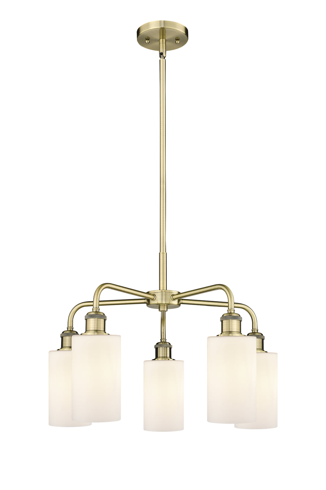 Innovations Lighting Clymer 4" Chandelier - Antique Brass