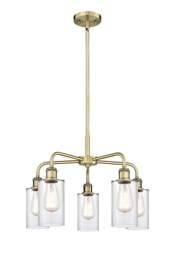 Innovations Lighting Clymer 4" Chandelier - Antique Brass