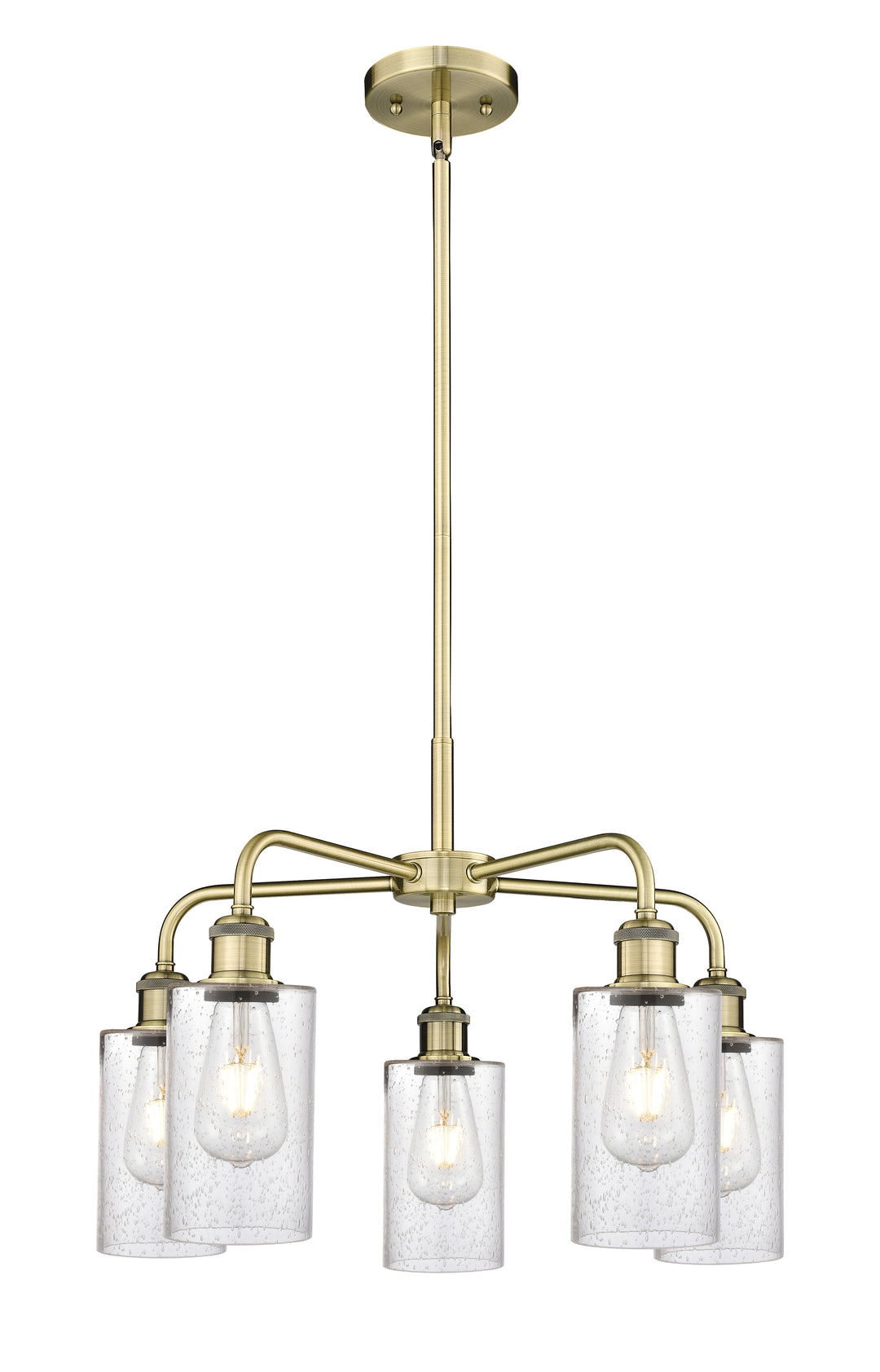 Innovations Lighting Clymer 4" Chandelier - Antique Brass