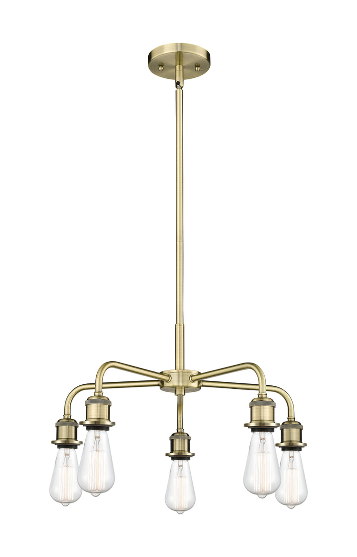 Innovations Lighting Ballston Chandelier Chandeliers Innovations Lighting Antique Brass  