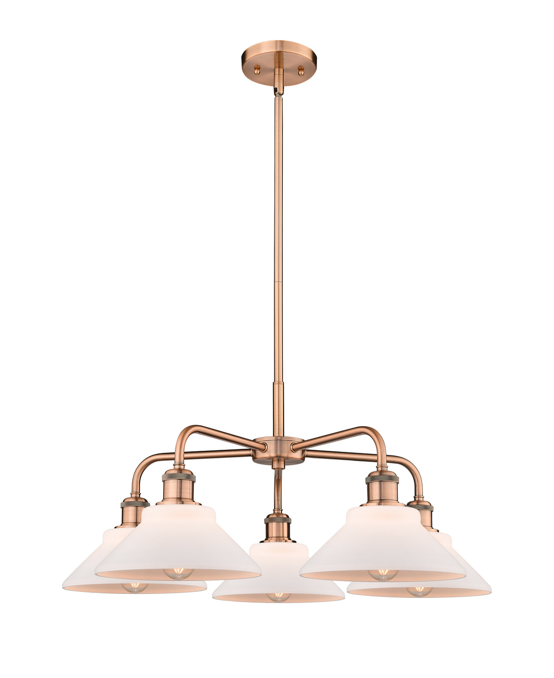 Innovations Lighting Orwell 9" Chandelier - Antique Copper
