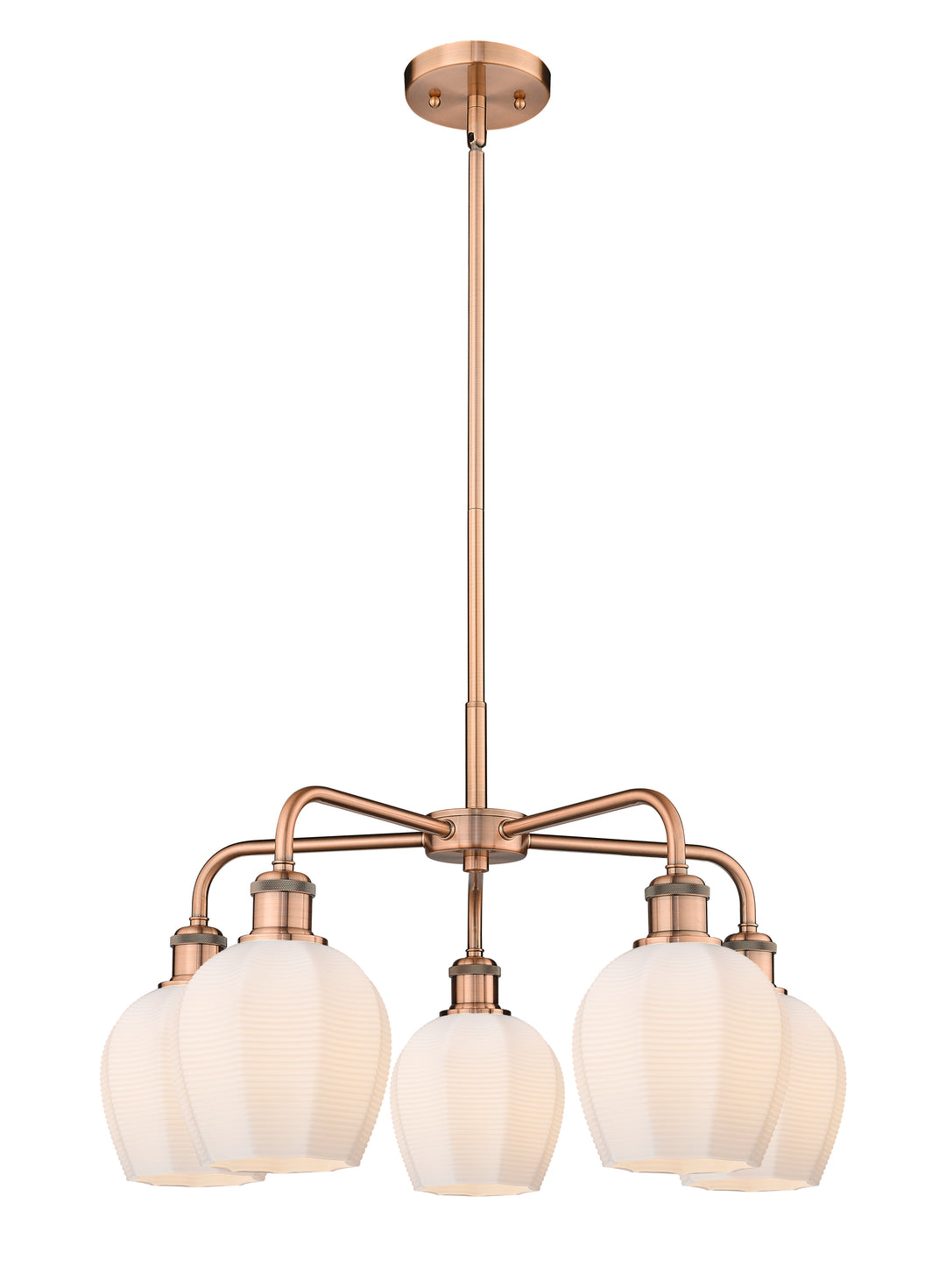 Innovations Lighting Norfolk 6" Chandelier - Antique Copper