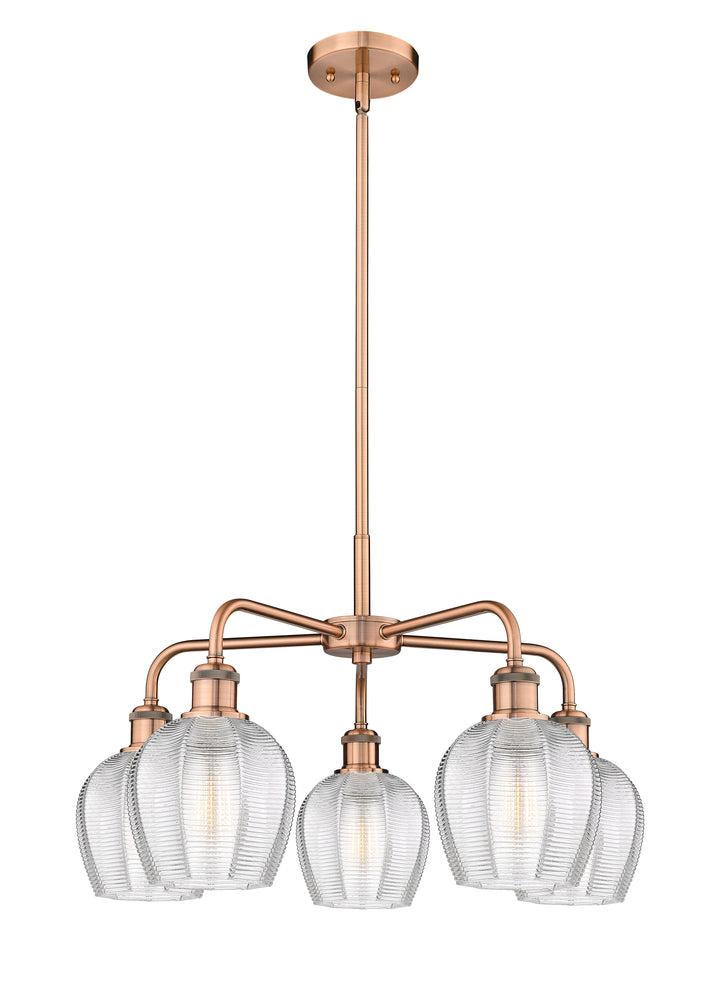 Innovations Lighting Norfolk 6" Chandelier - Antique Copper