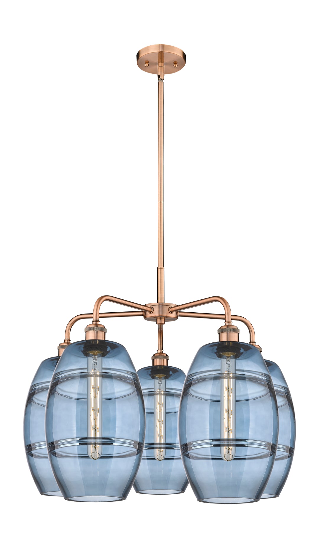 Innovations Lighting Vaz 8" Chandelier - Antique Copper