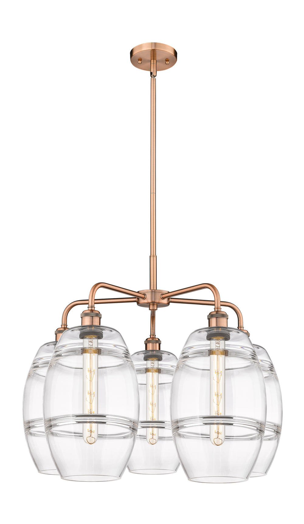 Innovations Lighting Vaz 8" Chandelier - Antique Copper