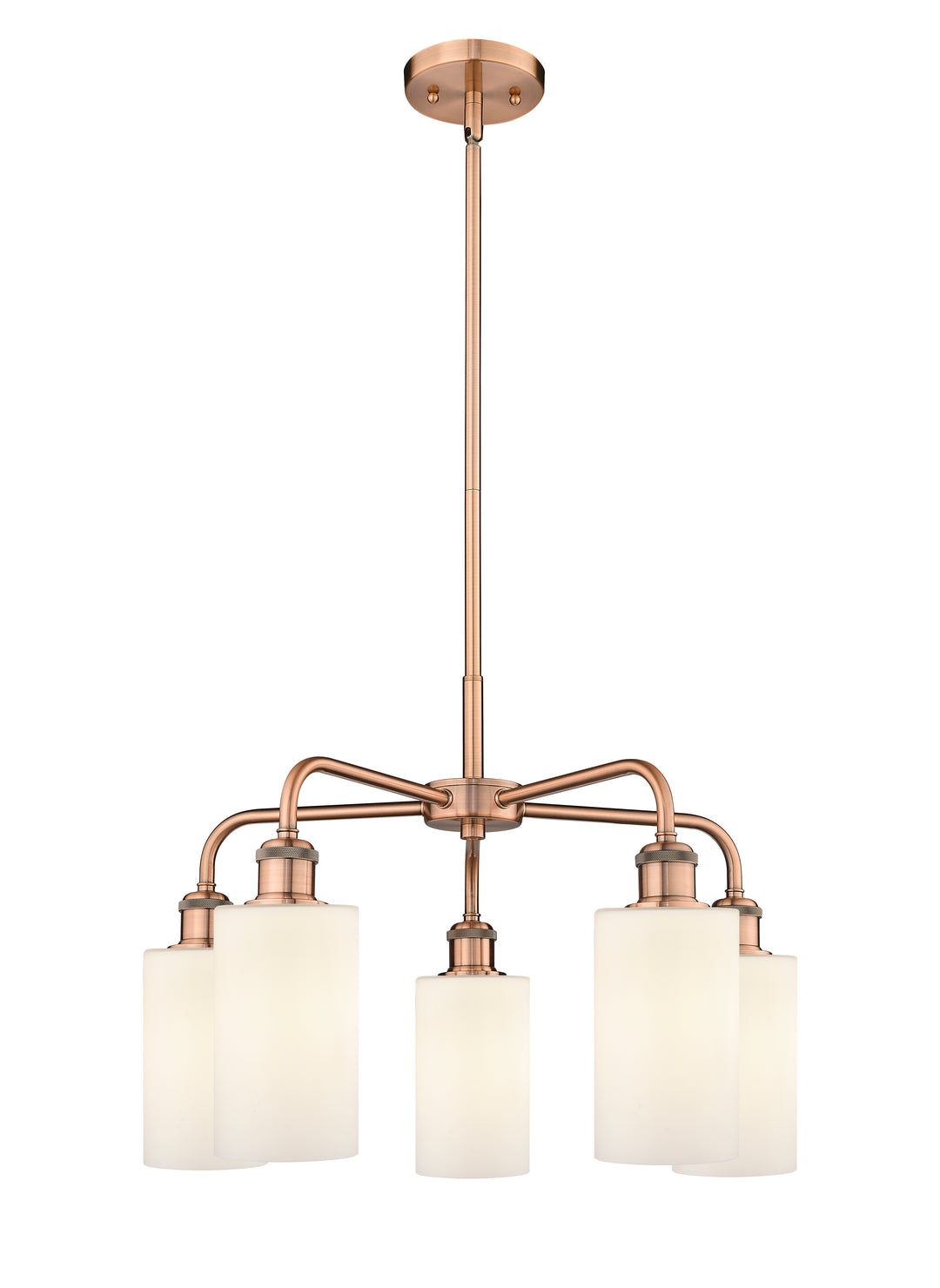 Innovations Lighting Clymer 4" Chandelier - Antique Copper
