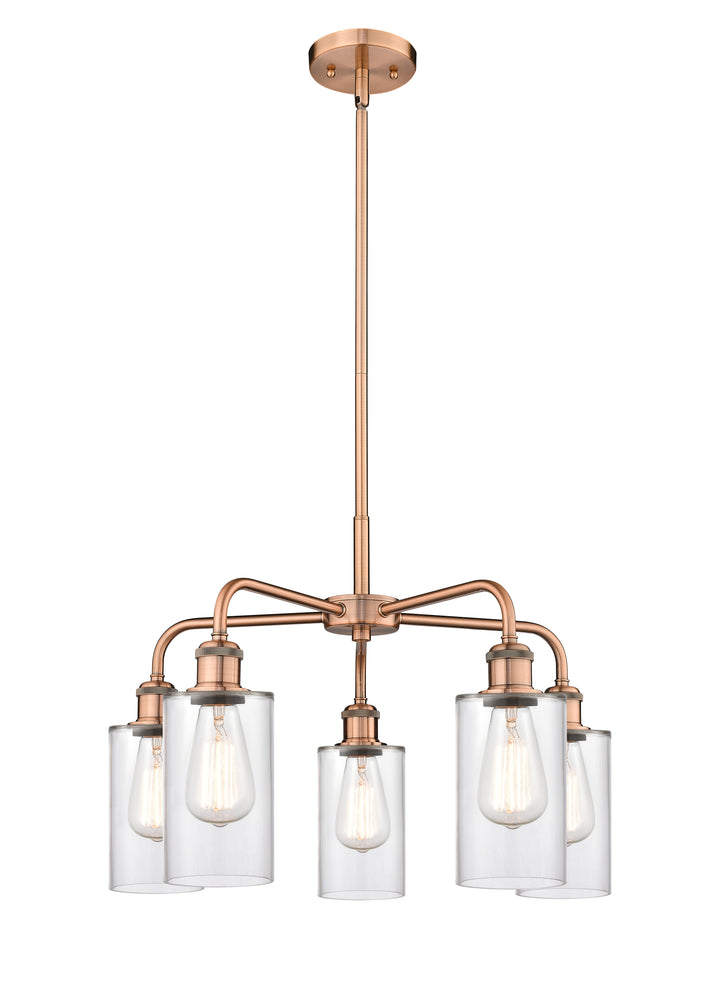 Innovations Lighting Clymer 4" Chandelier - Antique Copper